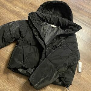 PacSun Women's Black Puffer Jacket